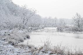 The Rime Scenery in Mongolia - China