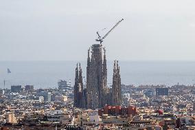 Panoramic Views Of Barcelona City, Spain