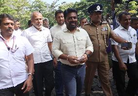 Sri Lankan President Anura Kumara Dissanayake Casts His Vote For Parlimanetary Election