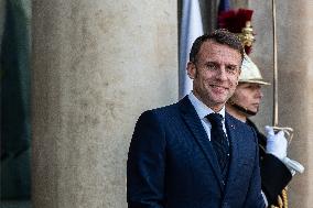 Macron Welcomed President Of Ghana Akufo-Addo