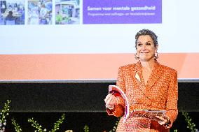 Queen Máxima Attends Closing Meeting of Herstel Dichtbi