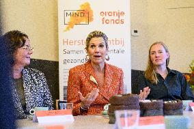 Queen Máxima Attends Closing Meeting of Herstel Dichtbi