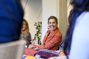 Queen Máxima Attends Closing Meeting of Herstel Dichtbi