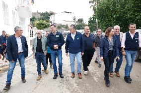 Juanma Moreno visits the municipality of Benagarmosa Malaga