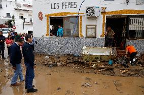 Juanma Moreno visits the municipality of Benagarmosa Malaga