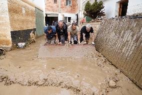 The municipality of Benagarmosa after the passage of the DANA Malaga