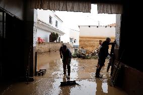 The municipality of Benagarmosa after the passage of the DANA Malaga