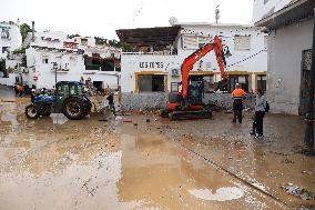 The municipality of Benagarmosa after the passage of the DANA Malaga