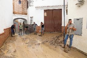 The municipality of Benagarmosa after the passage of the DANA Malaga