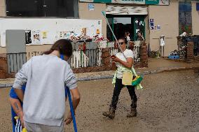 The municipality of Benagarmosa after the passage of the DANA Malaga