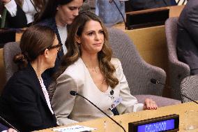 Princess Madeleine At The United Nations - NYC