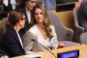 Princess Madeleine At The United Nations - NYC