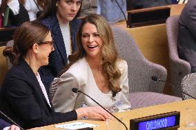 Princess Madeleine At The United Nations - NYC