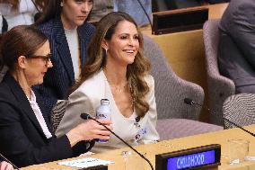 Princess Madeleine At The United Nations - NYC