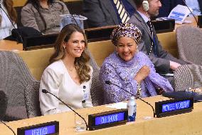 Princess Madeleine At The United Nations - NYC