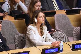 Princess Madeleine At The United Nations - NYC