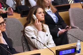 Princess Madeleine At The United Nations - NYC