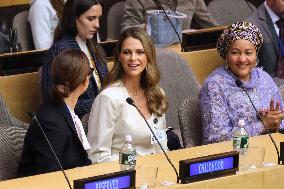 Princess Madeleine At The United Nations - NYC