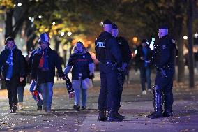 Security Before France v Israel Match - Paris