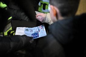 Security Before France v Israel Match - Paris