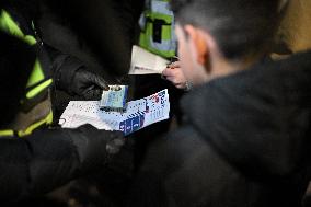 Security Before France v Israel Match - Paris