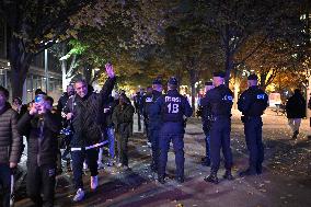 Security Before France v Israel Match - Paris