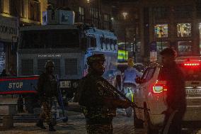 Candle Light Vigil Against The Recent Grenade Blast In Srinagar