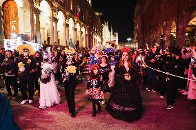 The Mexican Parade For The Dia De Muertos Celebrations In Milan