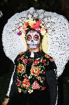 The Mexican Parade For The Dia De Muertos Celebrations In Milan