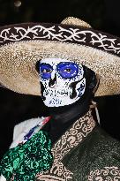 The Mexican Parade For The Dia De Muertos Celebrations In Milan