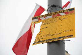 Monthly Anniversary Of The Smolensk Disaster In Warsaw