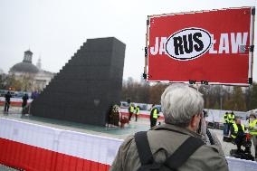 Monthly Anniversary Of The Smolensk Disaster In Warsaw