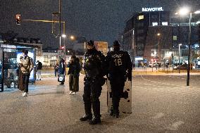 Security during the France Israel Football Match - Saint-Denis