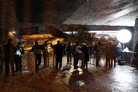 Security during the France Israel Football Match - Saint-Denis