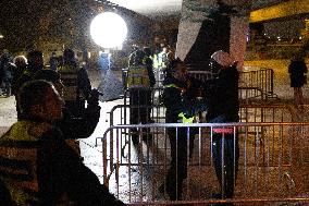 Security during the France Israel Football Match - Saint-Denis