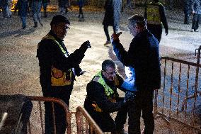 Security during the France Israel Football Match - Saint-Denis