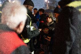 Security during the France Israel Football Match - Saint-Denis