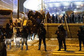 Security during the France Israel Football Match - Saint-Denis