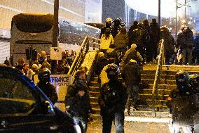 Security during the France Israel Football Match - Saint-Denis