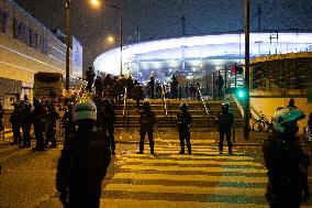 Security during the France Israel Football Match - Saint-Denis