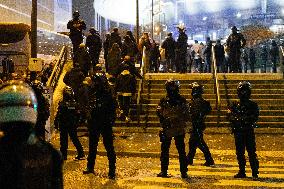 Security during the France Israel Football Match - Saint-Denis