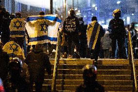 Security during the France Israel Football Match - Saint-Denis