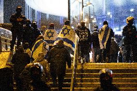 Security during the France Israel Football Match - Saint-Denis