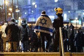 Security during the France Israel Football Match - Saint-Denis