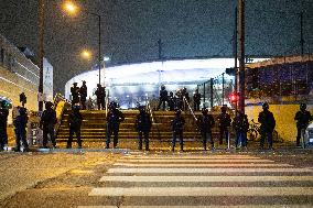 Security during the France Israel Football Match - Saint-Denis