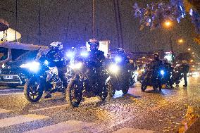 Security during the France Israel Football Match - Saint-Denis