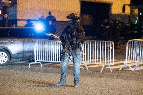 Security during the France Israel Football Match - Saint-Denis