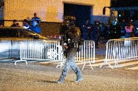 Security during the France Israel Football Match - Saint-Denis