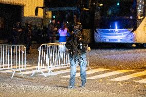 Security during the France Israel Football Match - Saint-Denis