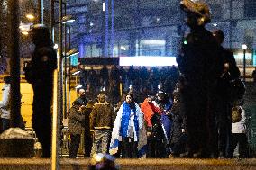 Security during the France Israel Football Match - Saint-Denis